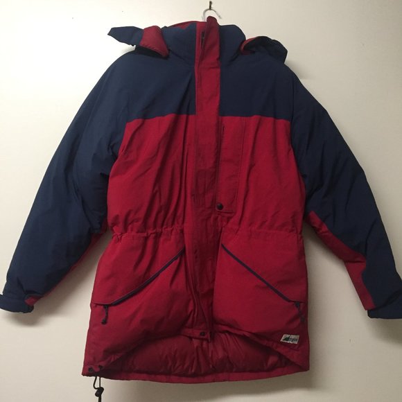 MEC Other - MEC Vintage Blue Red Parka Down Filled Jacket Gore-Tex Size Medium